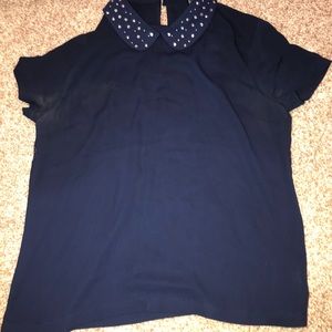 Forever 21 navy blue blouse!